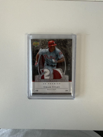 2007 Upper Deck Premier Patches Chase Utley /75