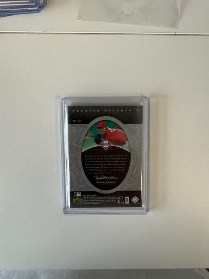 2007 Upper Deck Premier #PP2-CHa Cole Hamels Premier Patches 2 (Dual) #/75