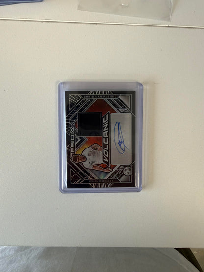 2021-22 Panini Obsidian #VM-CP Christian Pulisic Volcanic Material Auto  #/43