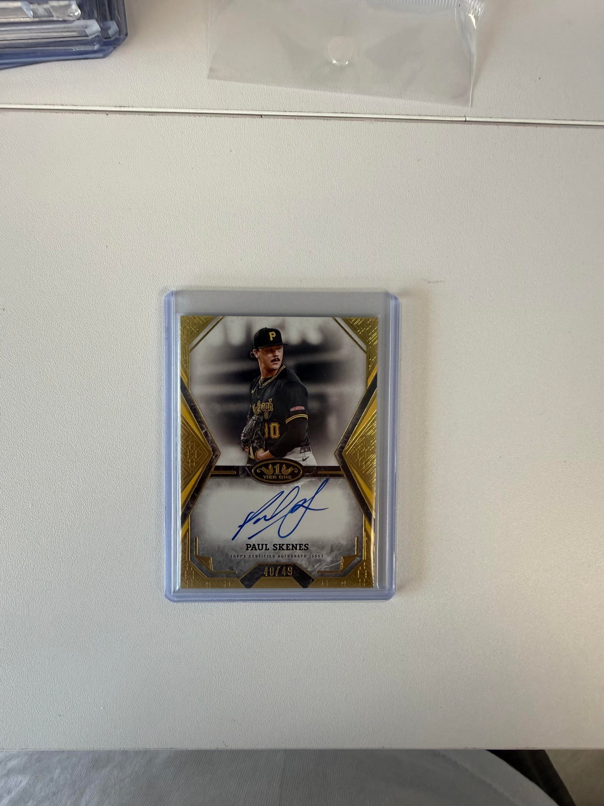 2025 Topps Tier One #TOTA-PS Paul Skenes Tier One Talent Auto /49
