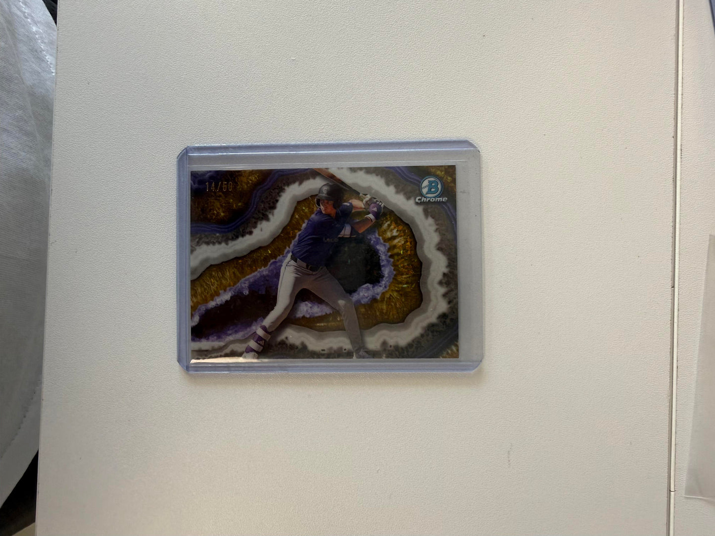 2026 Bowman #BWC-14 Ethan Holliday Crystallized Gold Refractor #/50