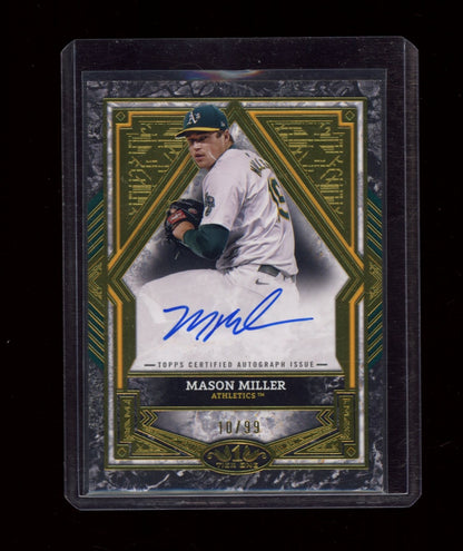 2025 Topps Tier One #BA-MM Mason Miller Base Tier 2 Autographs