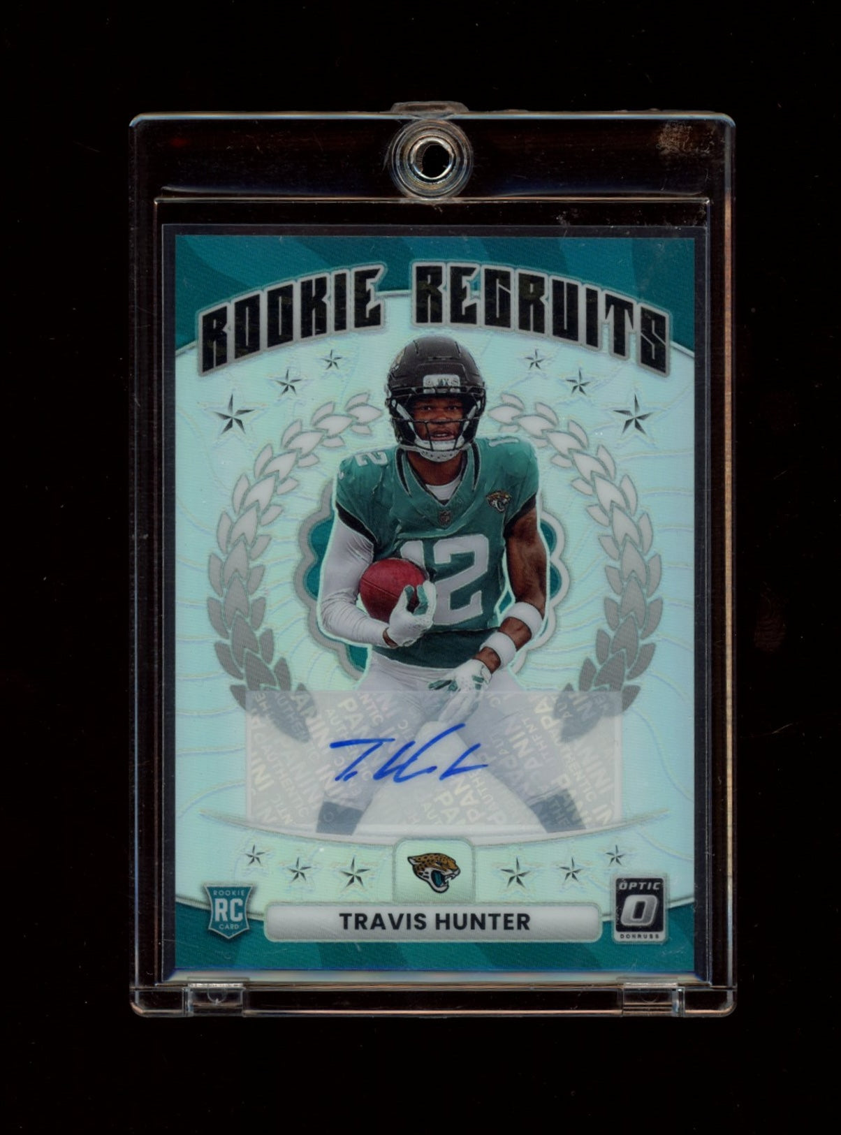 2025 Donruss Optic #3 Travis Hunter Rookie Recruits Autographs #/199