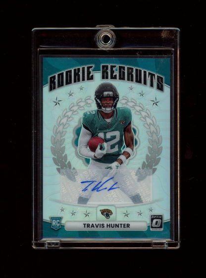 2025 Donruss Optic #3 Travis Hunter Rookie Recruits Autographs #/199