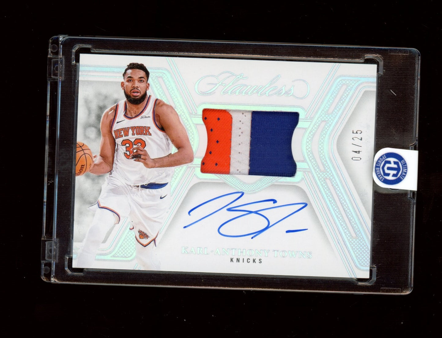 2024-25 Panini Flawless #SPM-KAT Karl-Anthony Towns Sig Prime #/25
