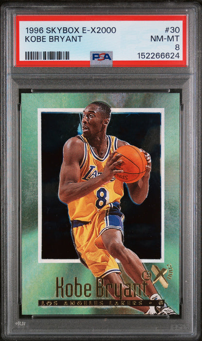 1996 Skybox E-X2000 #30 Kobe Bryant PSA 8