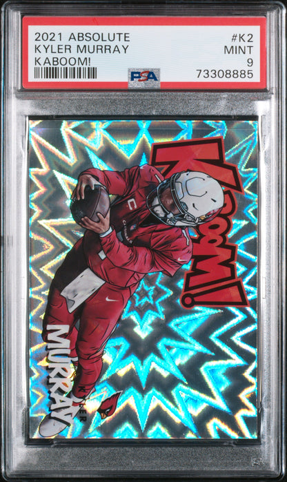 2021 Panini Absolute Kaboom! #K2 Kyler Murray Kaboom! PSA 9