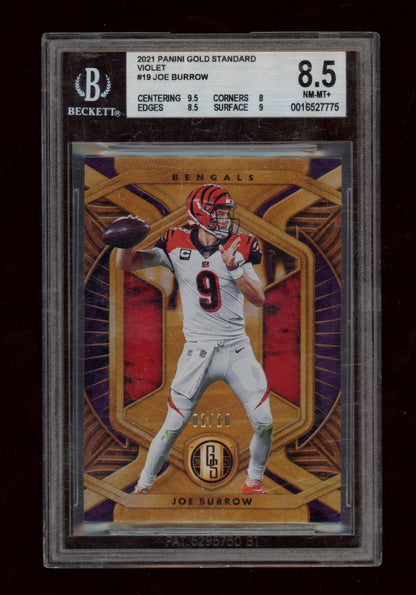 2021 Panini Gold Standard Violet #19 Joe Burrow BGS 8.5
