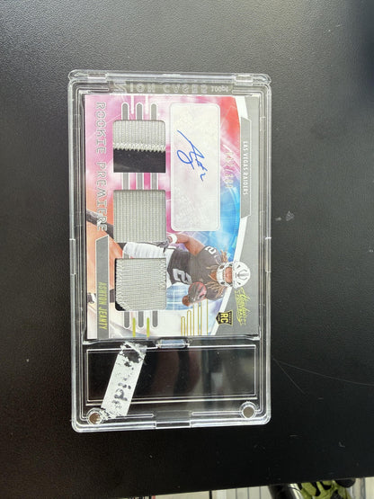 2025 Panini Absolute #RPM-AJY Ashton Jeanty Rookie Premiere Materials #/399