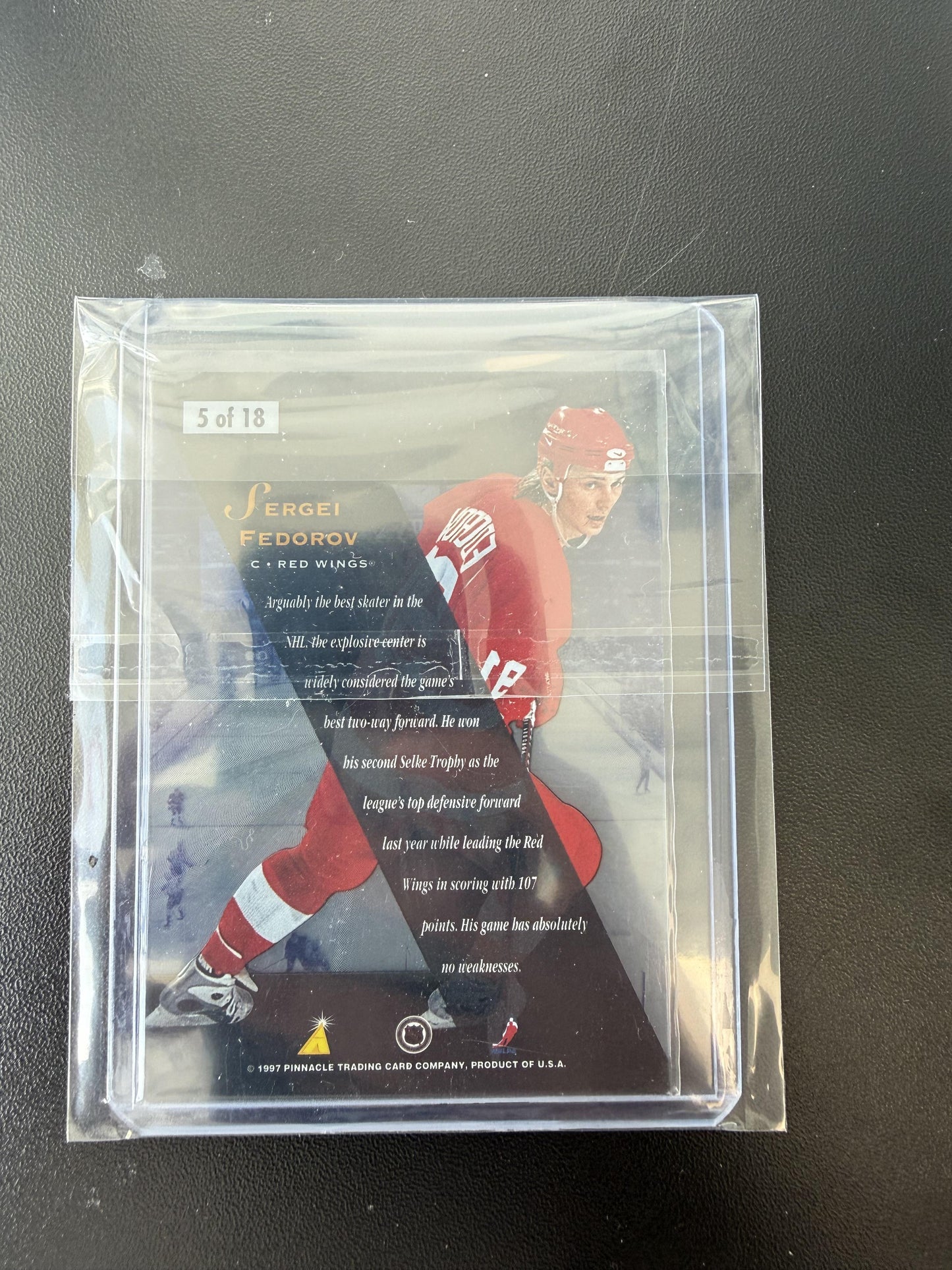 1996-97 Zenith #5 Sergei Fedorov Z-Team