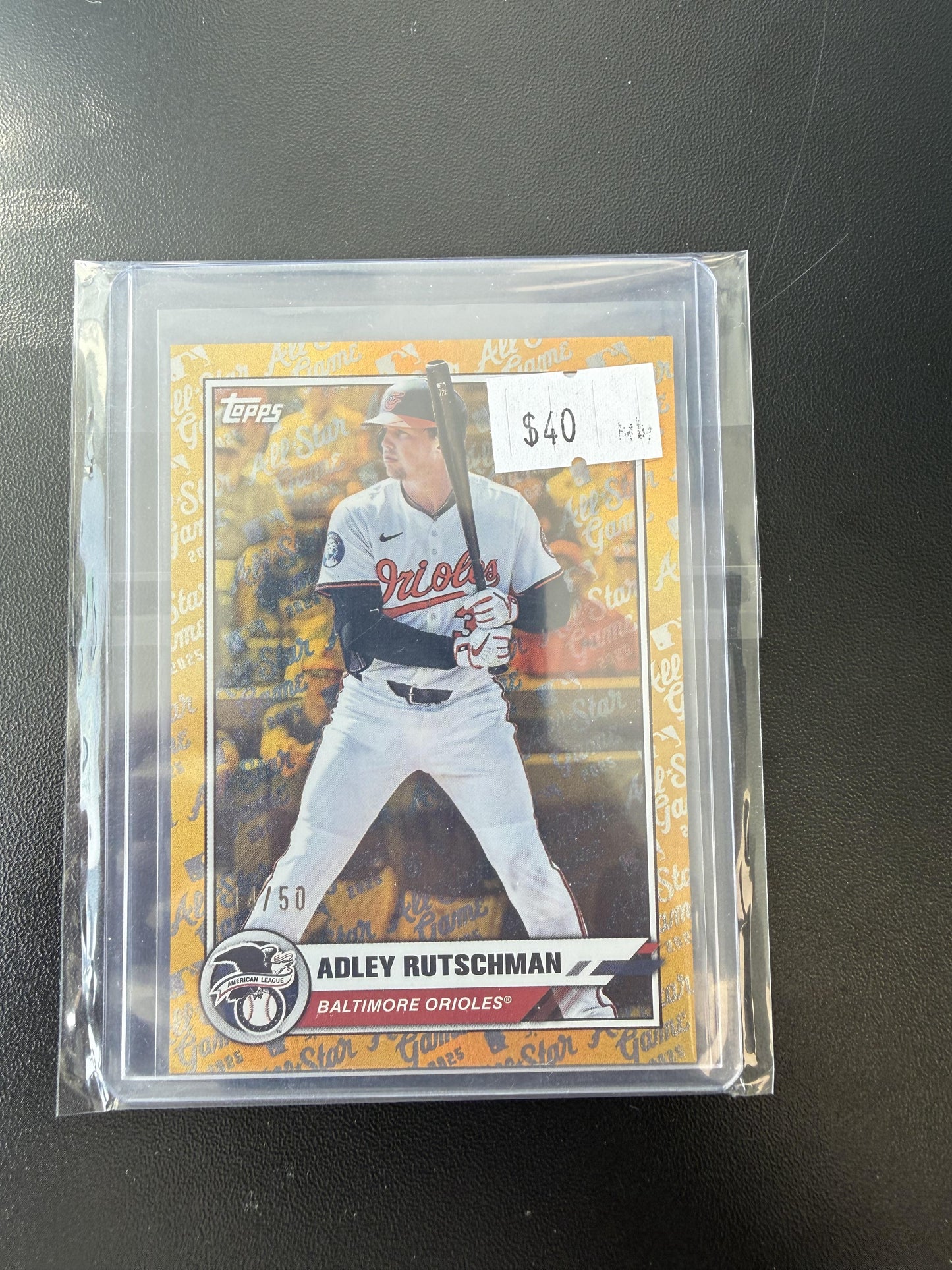 2025 Topps All-Star Game #58 Adley Rutschman Gold Foil #/50