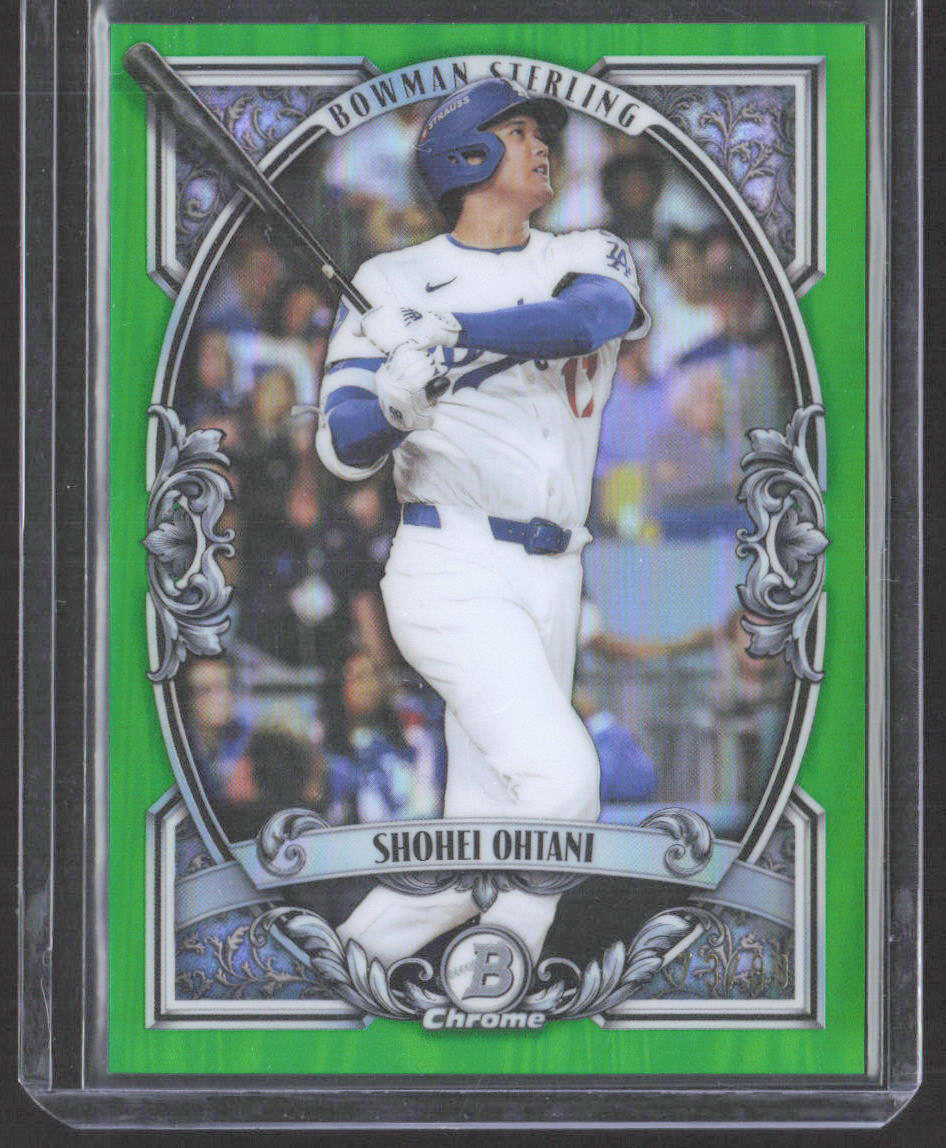 2026 Bowman #BST-6 Shohei Ohtani Bowman Sterling Green Refractors #/99