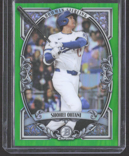 2026 Bowman #BST-6 Shohei Ohtani Bowman Sterling Green Refractors #/99