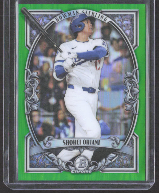 2026 Bowman #BST-6 Shohei Ohtani Bowman Sterling Green Refractors #/99