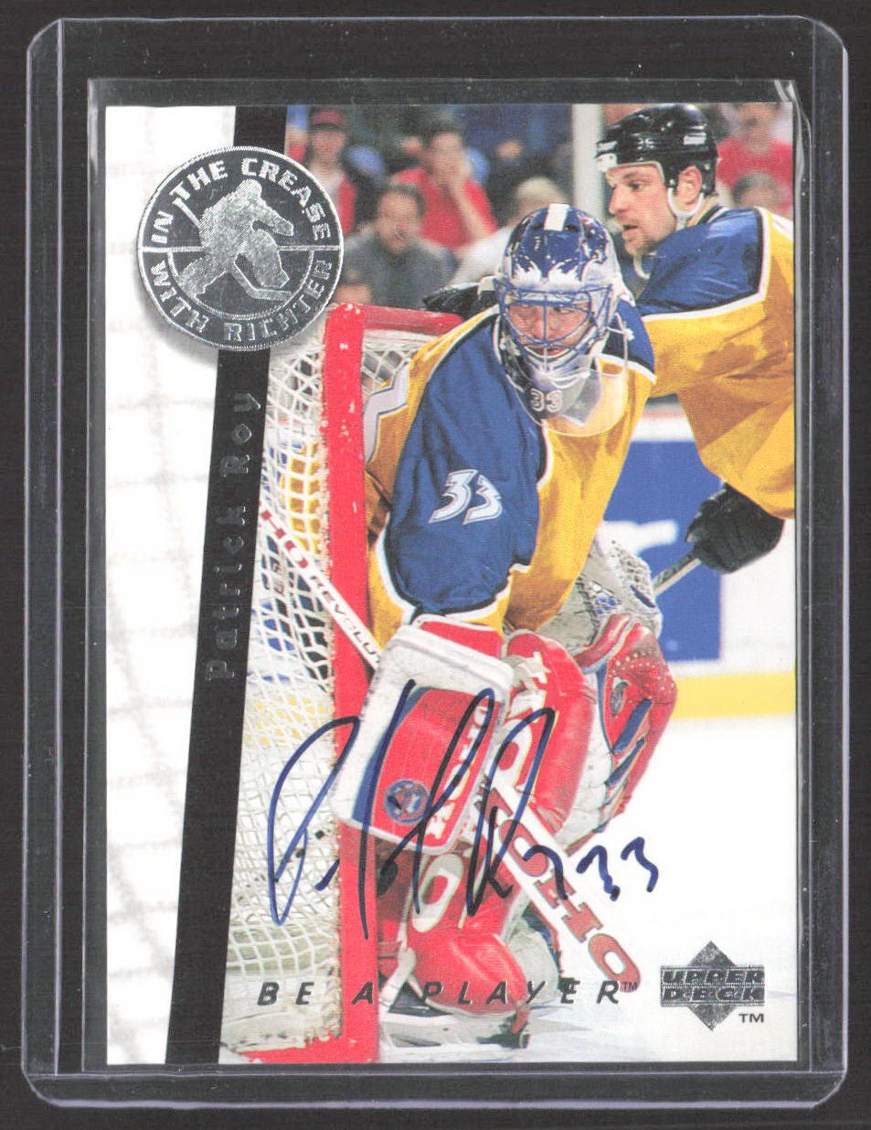 1995-96 Upper Deck Be a Player #S197 Patrick Roy Autographs