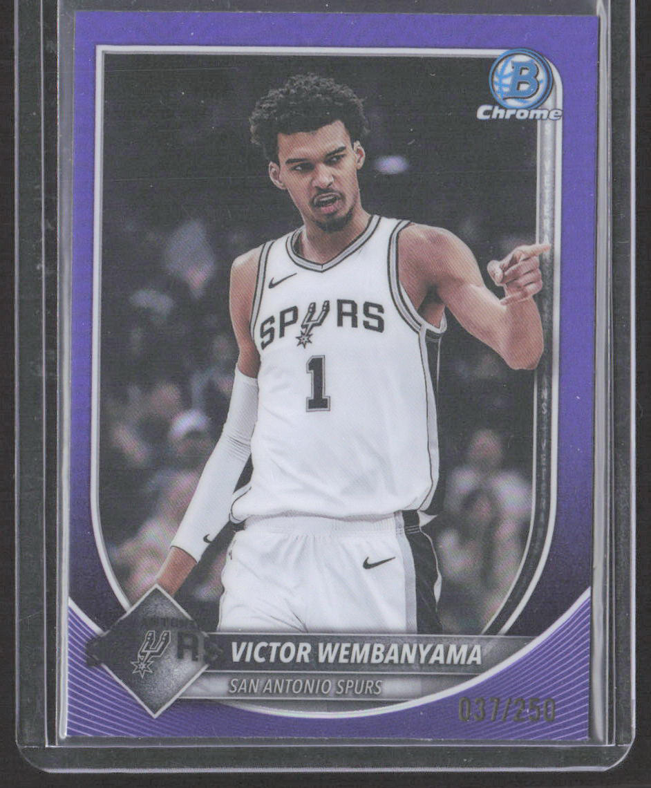 2025-26 Bowman #BCV-143 Victor Wembanyama Chrome Purple Refractors #/250