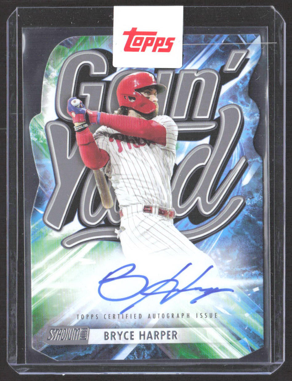 2024 Stadium Club #GY-21 Bryce Harper Goin' Yard Autograph /10