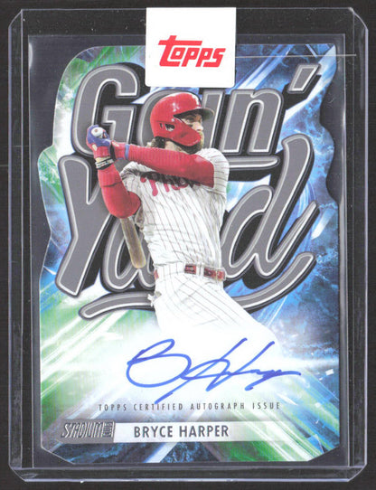 2024 Stadium Club #GY-21 Bryce Harper Goin' Yard Autograph /10