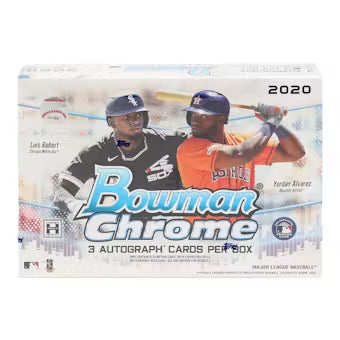 2020 Bowman Chrome Baseball HTA Jumbo Box