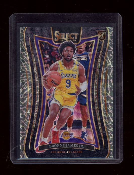 2024-25 Panini Select #369 Bronny James Jr. Elephant Prizm