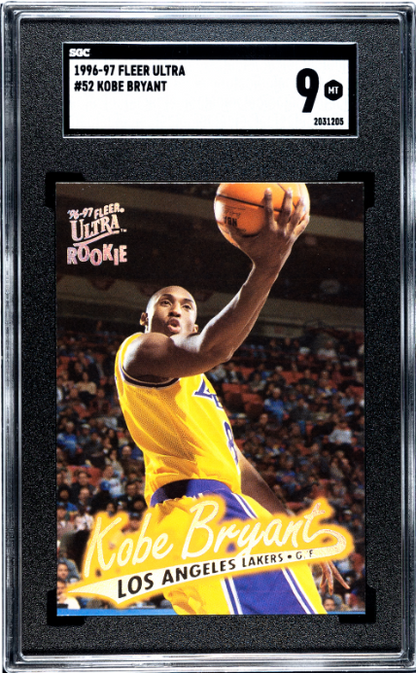 1996-97 Fleer Ultra #52 Kobe Bryant SGC 9