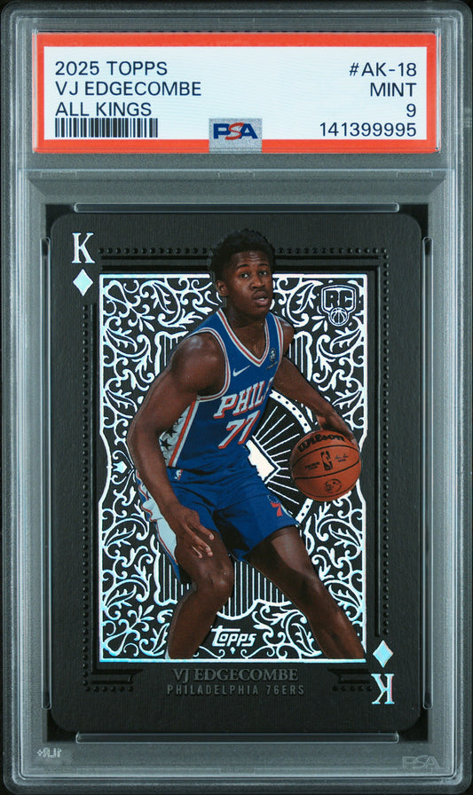 2025 Topps All Kings #AK-18 Vj Edgecombe PSA 9