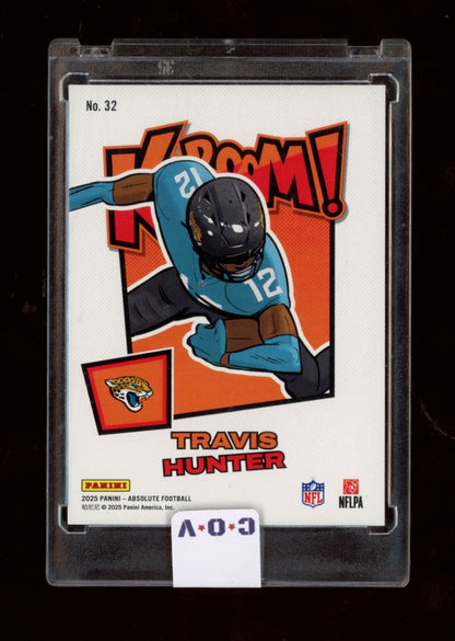 2025 Panini Absolute #32 Travis Hunter Kaboom! Horizontal