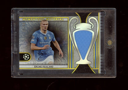 2022-23 Topps Museum Collection UEFA #MMJR-EH Erling Haaland Relics Gold #/50