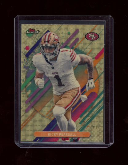 2025 Finest #268 Ricky Pearsall SuperFractor #/1