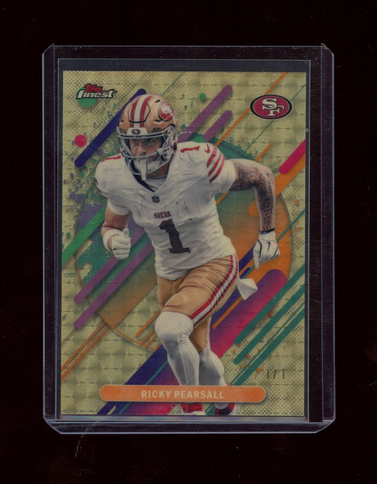 2025 Finest #268 Ricky Pearsall SuperFractor #/1