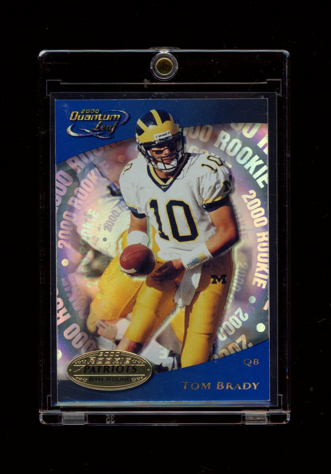 2000 Quantum Leaf #343 Tom Brady