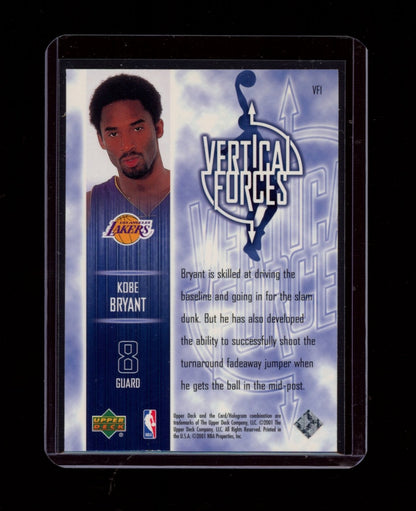 2000-01 Upper Deck Encore #VF1 Kobe Bryant Vertical Forces