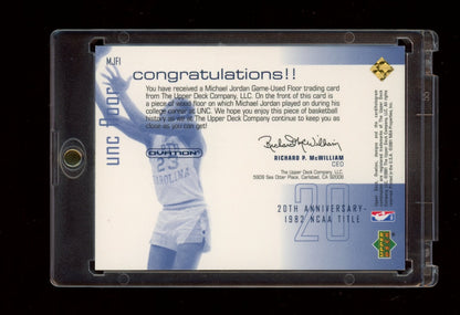 2001-02 Upper Deck Ovation #MJF1 Michael Jordan MJ UNC Memorabilia