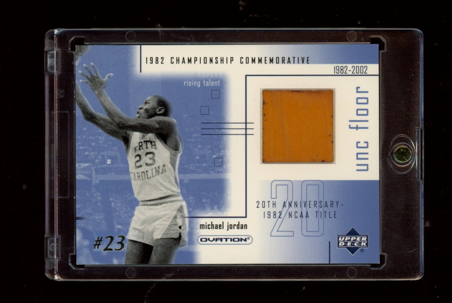 2001-02 Upper Deck Ovation #MJF1 Michael Jordan MJ UNC Memorabilia