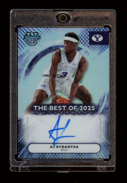 2025-26 Bowman Best AJ Dybantsa Autograph Refractor