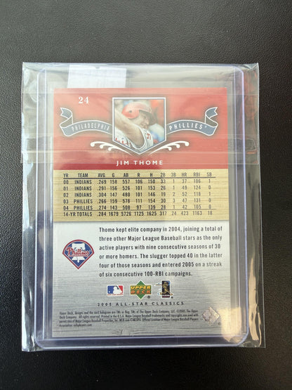 2005 Upper Deck All-Star Classics #24 Jim Thome Red Ink