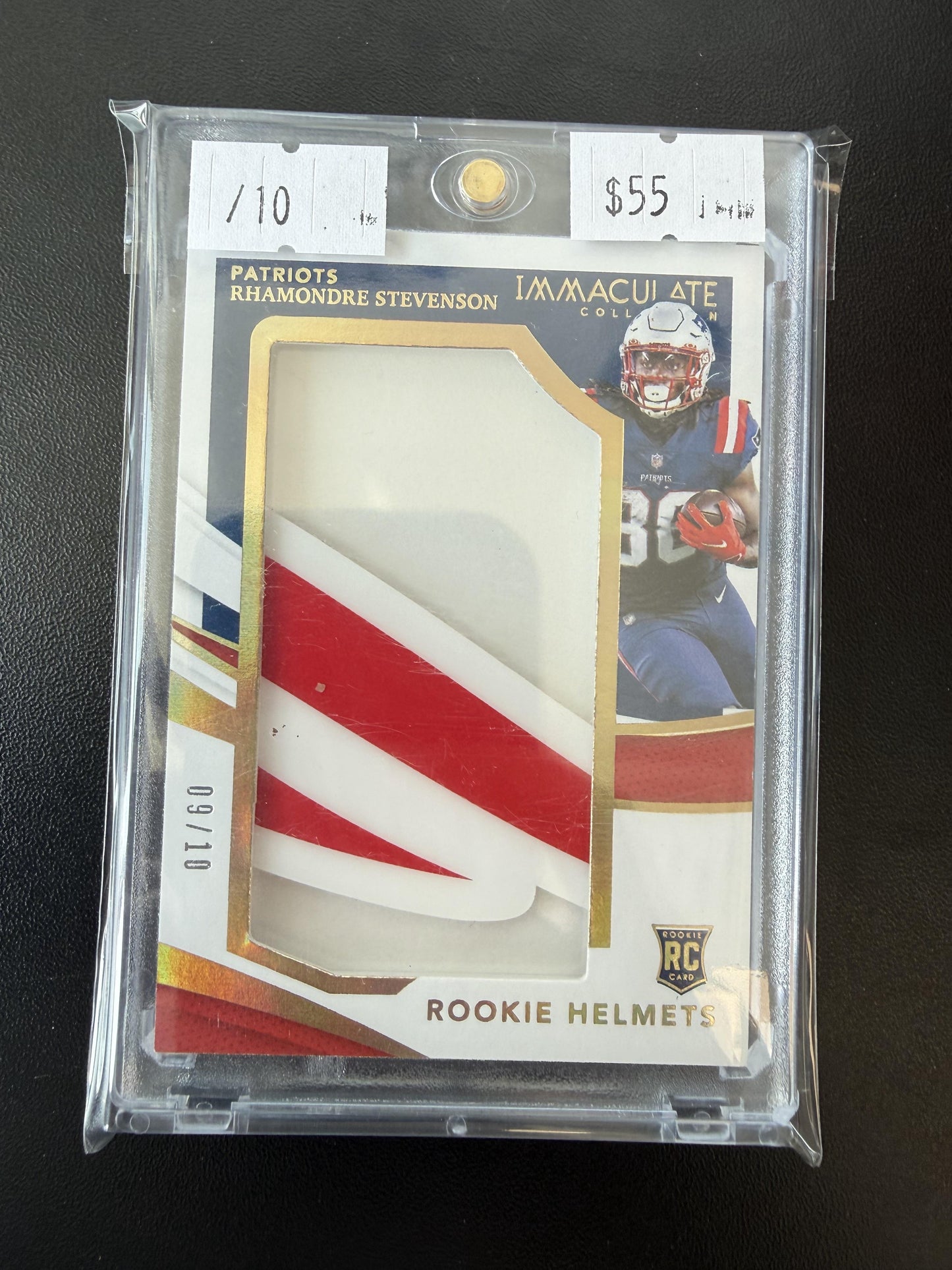 2021 Panini Immaculate #IH-RS Rhamondre Stevenson Helmets #/10