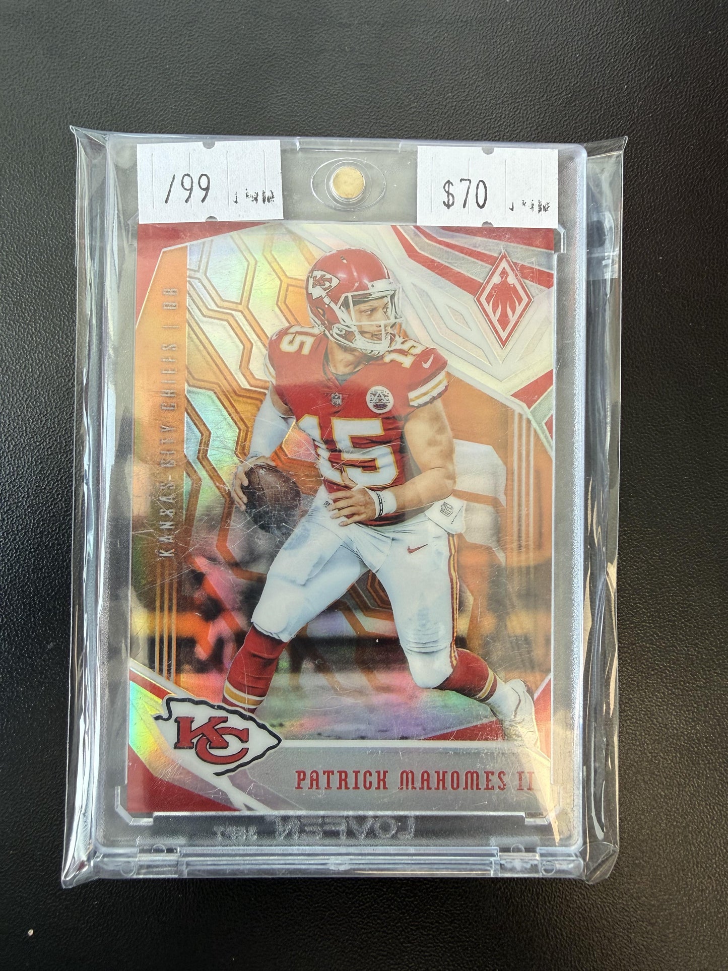 2018 Panini Phoenix #48 Patrick Mahomes II Orange /99