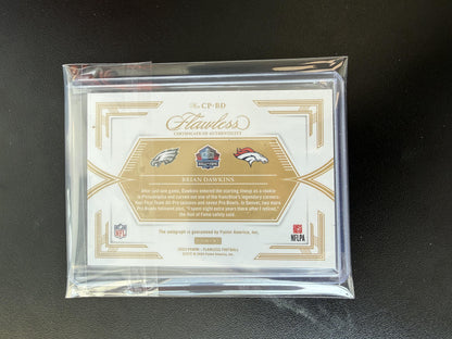 2018 Panini Flawless #CP-BD Brian Dawkins Career Progressions Ruby #/4