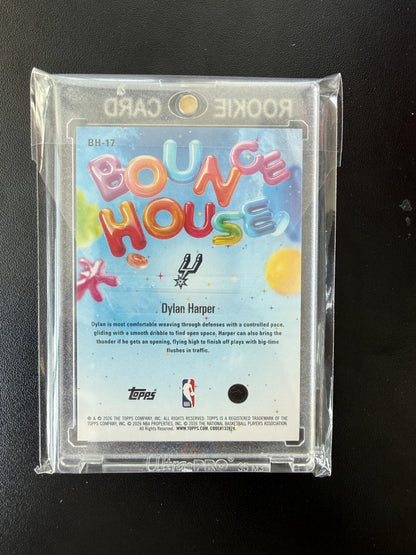 2025-26 Hoops #BH-17 Dylan Harper Bounce House Orange /25