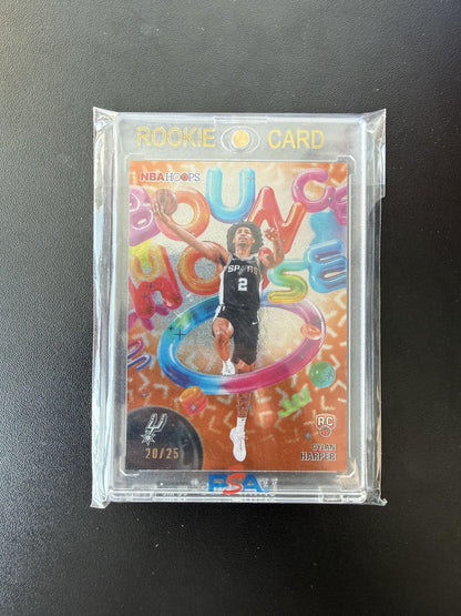 2025-26 Hoops #BH-17 Dylan Harper Bounce House Orange /25