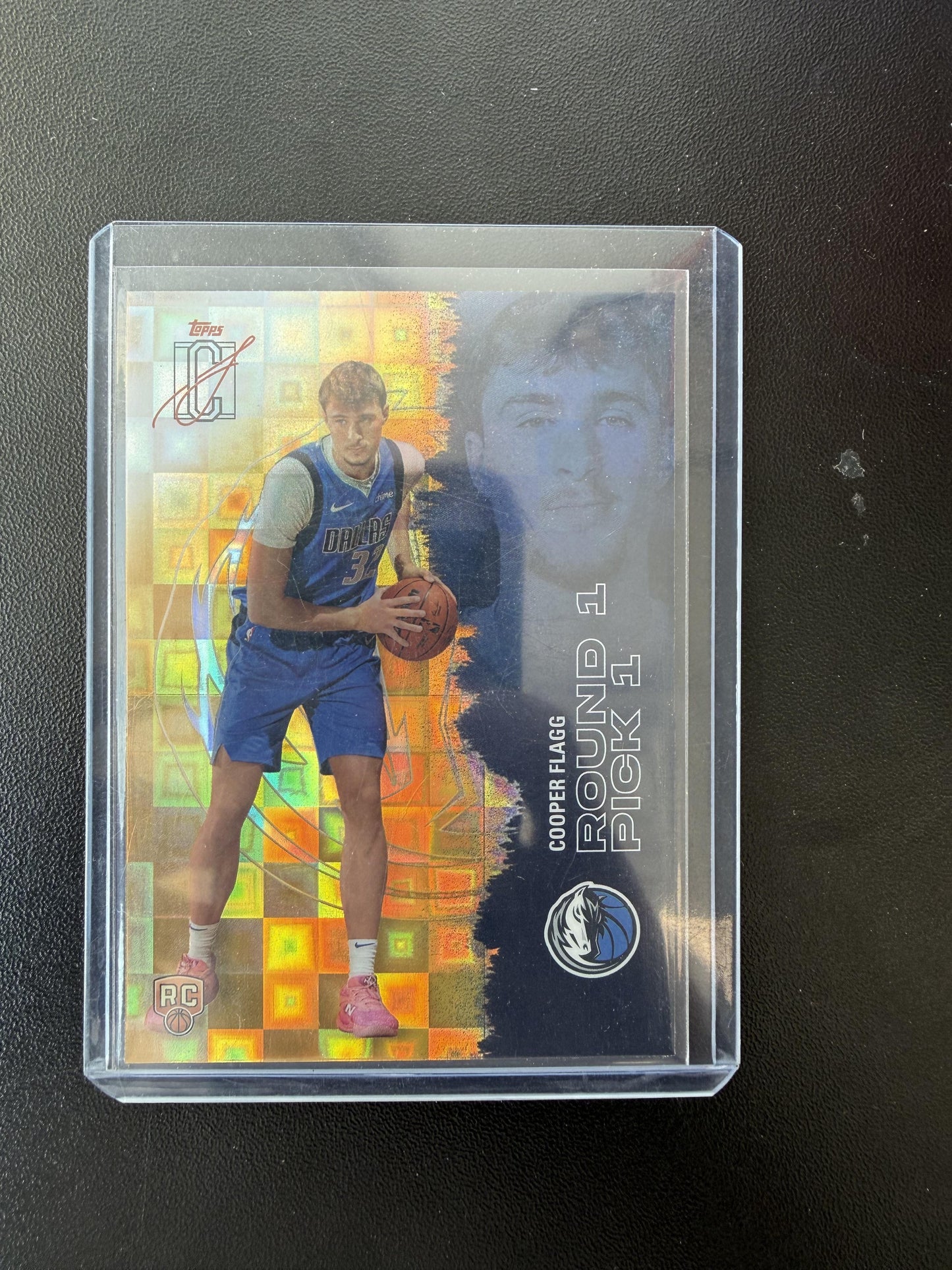 2025-26 Topps Signature Class #101 Cooper Flagg Chrome Pandora Yellow Refractors
