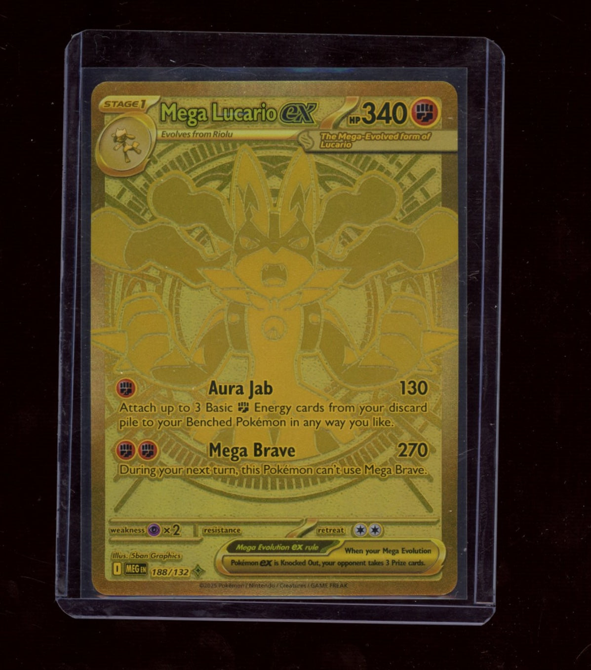 ME01: Mega Evolution #188/132 Mega Lucario ex