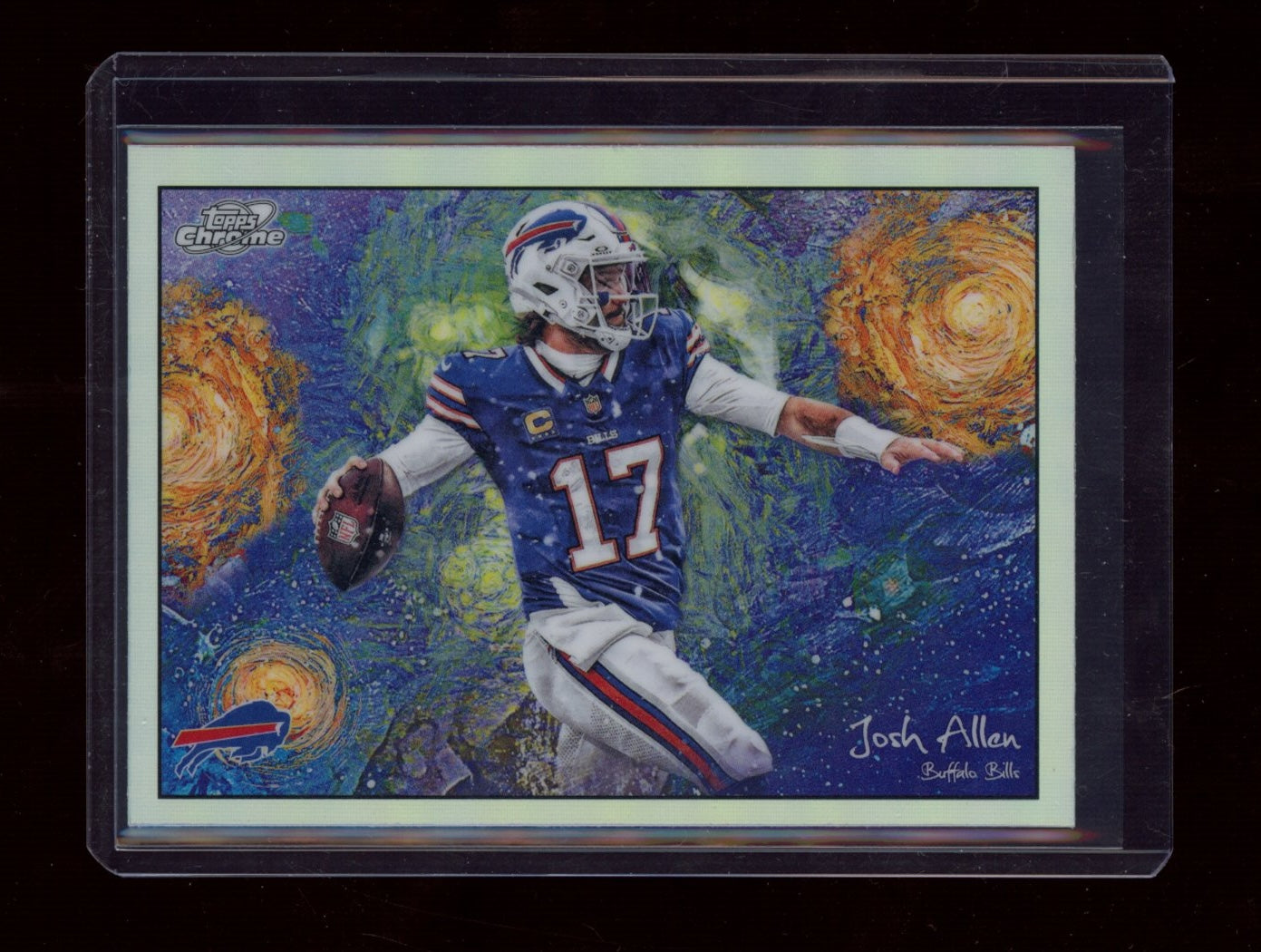2025 Topps Chrome Cosmic #STN-12 Josh Allen Stars in the Night