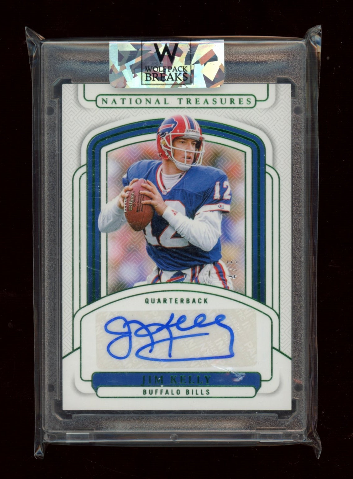 2024 Panini National Treasures Jim Kelly  Auto /5