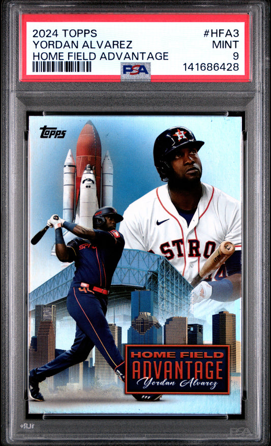 2024 Topps Home Field Advantage #HFA3 Yordan Alvarez PSA 9