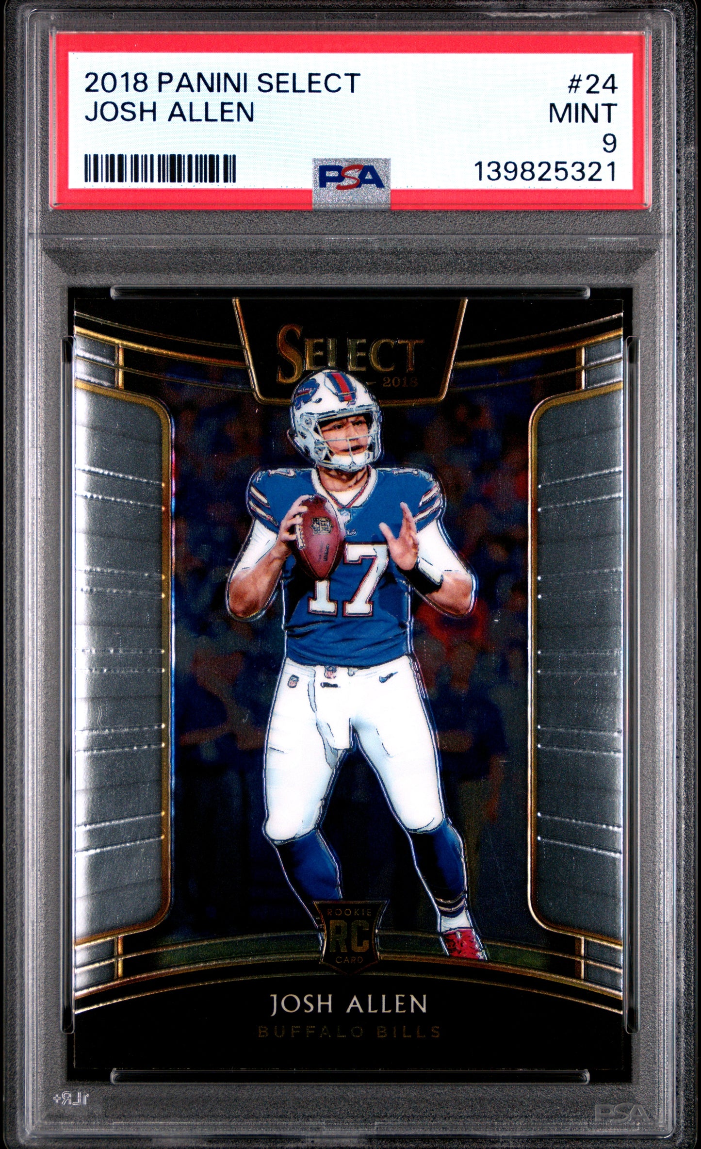 2018 Panini Select #24 Josh Allen PSA 9