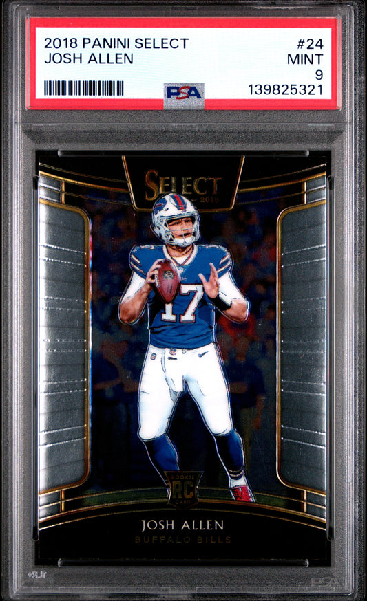 2018 Panini Select #24 Josh Allen PSA 9