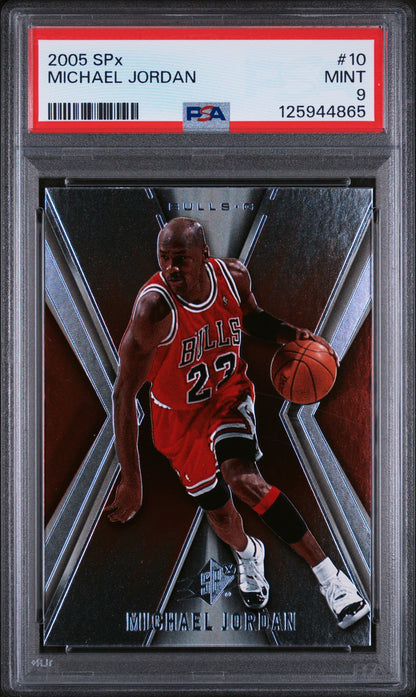 2005 Spx #10 Michael Jordan PSA 9