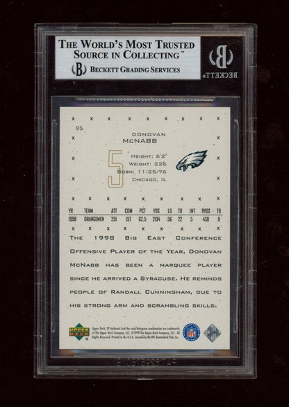 1999 SP Authentic #95 Donovan McNabb RC BGS 9.0